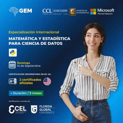 ESPECIALIZACIÓN INTERNACIONAL EN MATEMÁTICA Y ESTADÍSTICA PARA CIENCIA DE DATOS