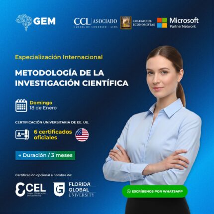 ESPECIALIZACIÓN INTERNACIONAL EN METODOLOGÍA DE LA INVESTIGACIÓN CIENTÍFICA