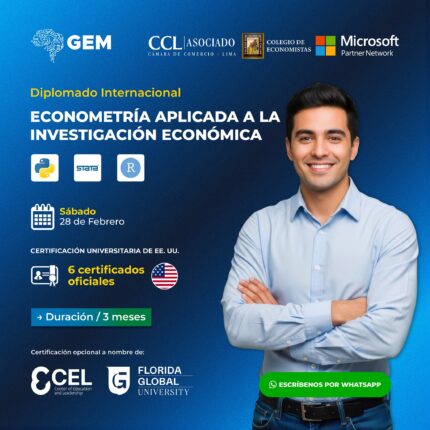 DIPLOMADO INTERNACIONAL EN ECONOMETRÍA APLICADA A LA INVESTIGACIÓN ECONÓMICA
