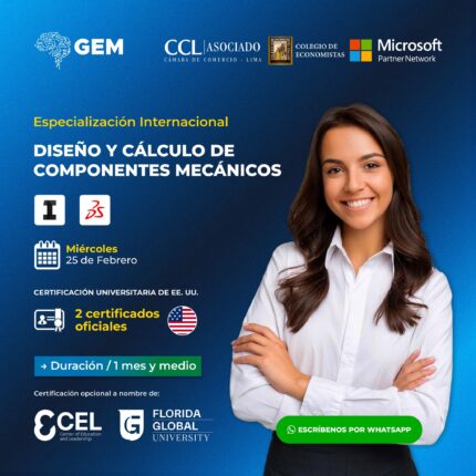 ESPECIALIZACIÓN INTERNACIONAL EN DISEÑO Y CÁLCULO DE COMPONENTES MECÁNICOS