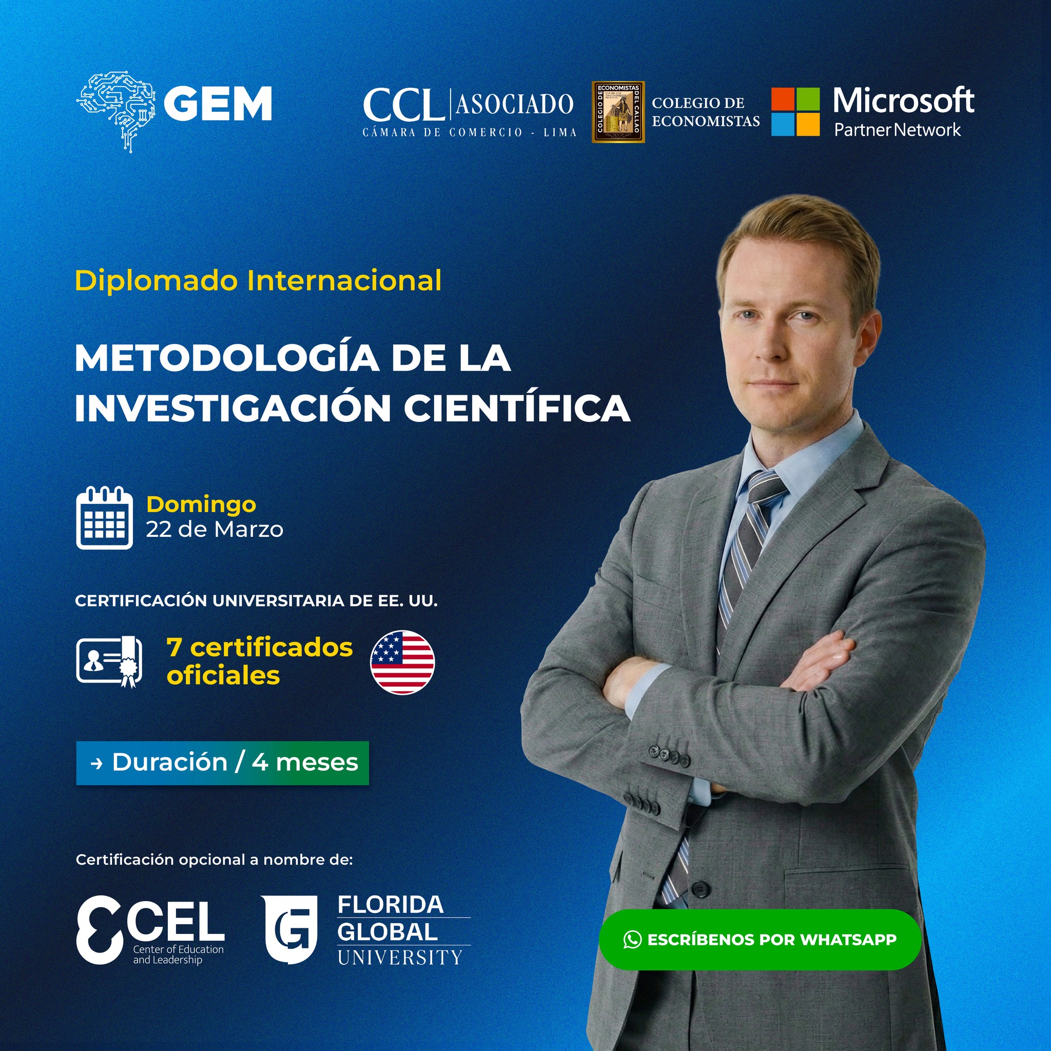 DIPLOMADO INTERNACIONAL EN METODOLOGÍA DE LA INVESTIGACIÓN CIENTÍFICA