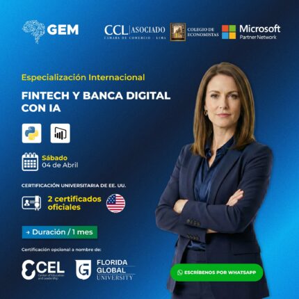 ESPECIALIZACIÓN INTERNACIONAL EN FINTECH Y BANCA DIGITAL CON IA