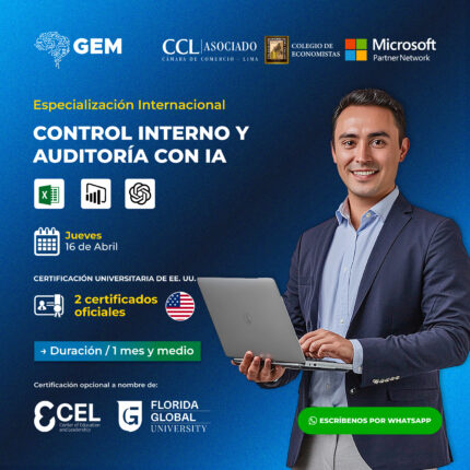 ESPECIALIZACIÓN INTERNACIONAL EN CONTROL INTERNO Y AUDITORÍA CON IA