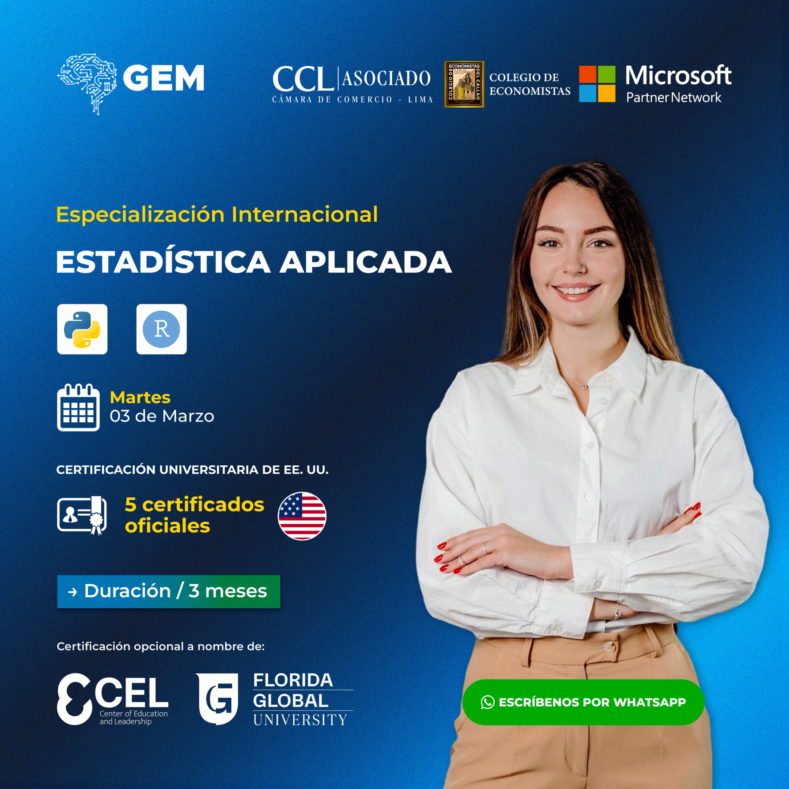 ESPECIALIZACIÓN INTERNACIONAL EN ESTADÍSTICA APLICADA