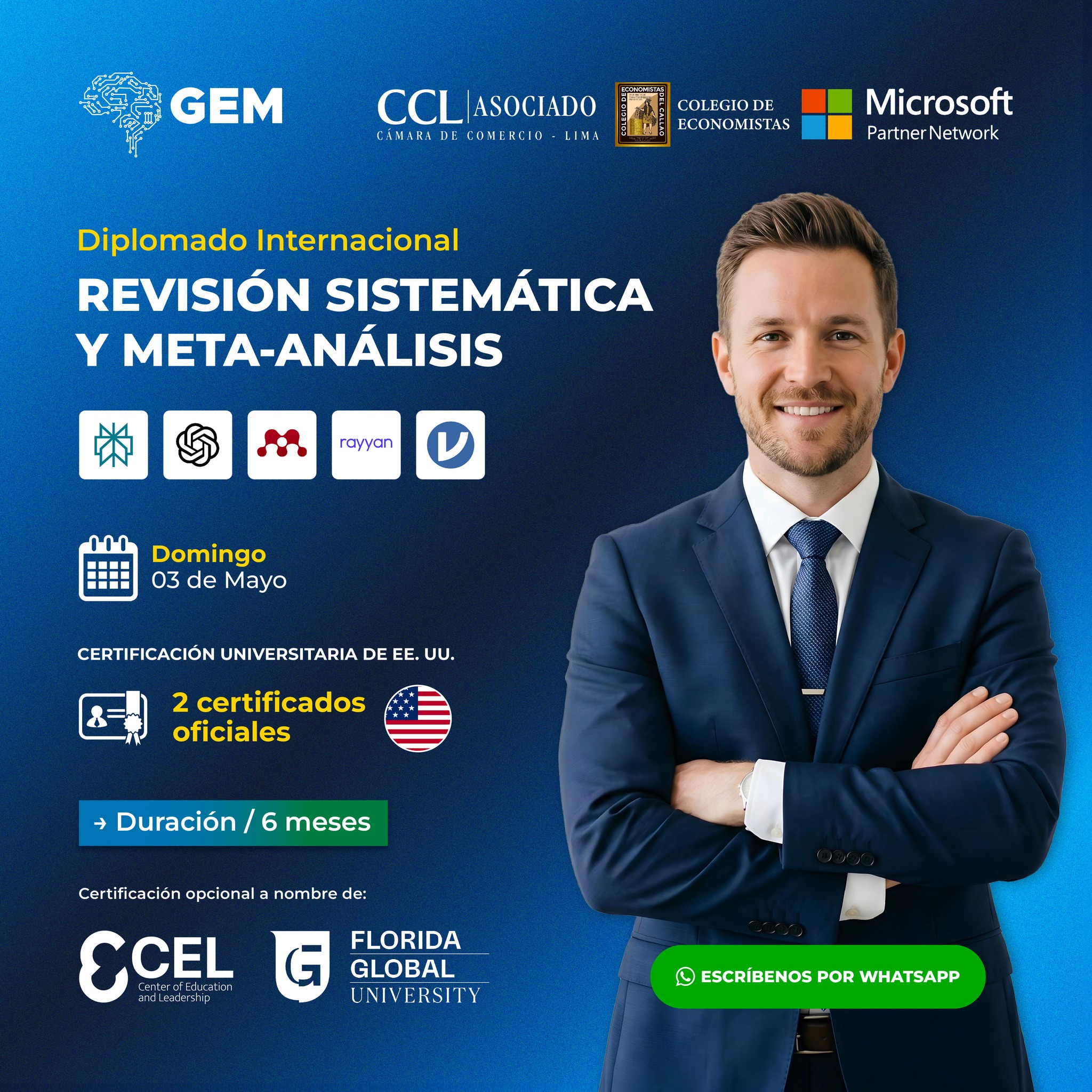 DIPLOMADO INTERNACIONAL EN REVISIÓN SISTEMÁTICA Y META-ANÁLISIS