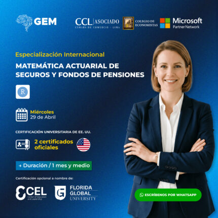ESPECIALIZACIÓN INTERNACIONAL EN MATEMÁTICA ACTUARIAL DE SEGUROS Y FONDOS DE PENSIONES