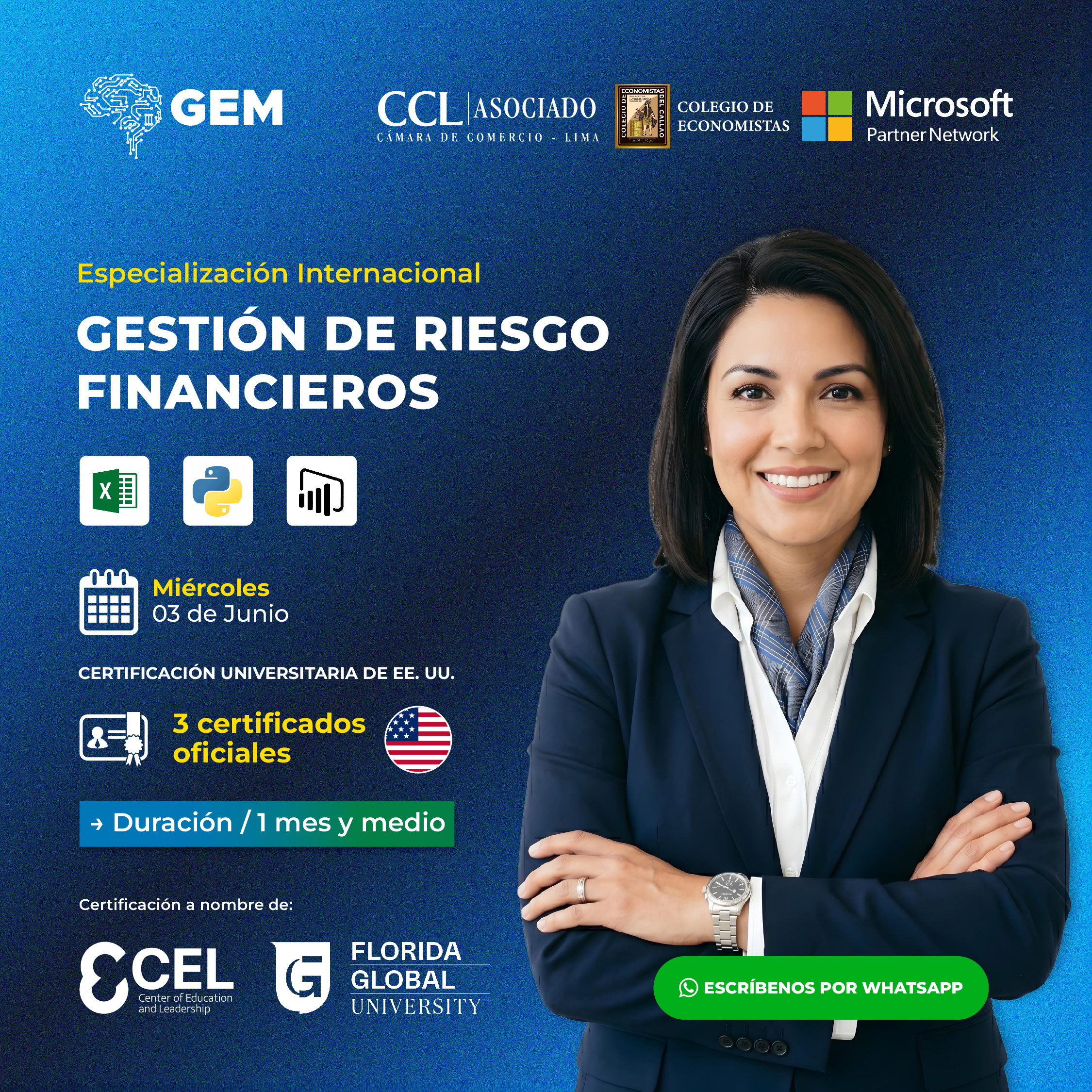 ESPECIALIZACIÓN INTERNACIONAL EN GESTIÓN DE RIESGOS FINANCIEROS