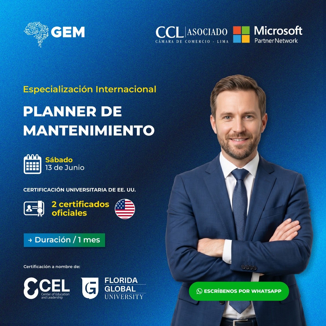 ESPECIALIZACIÓN INTERNACIONAL EN PLANNER DE MANTENIMIENTO