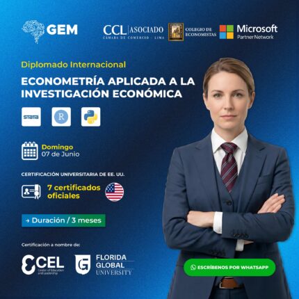 DIPLOMADO INTERNACIONAL EN ECONOMETRÍA APLICADA A LA INVESTIGACIÓN ECONÓMICA