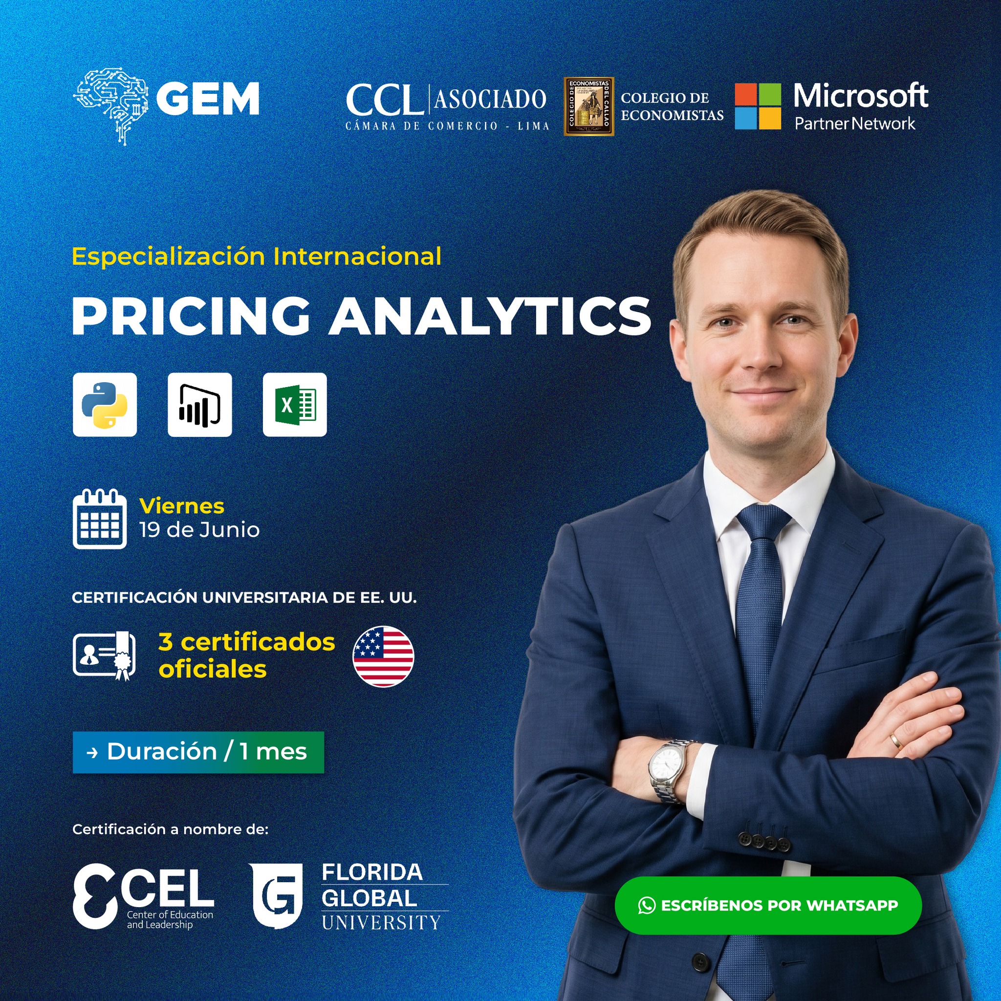ESPECIALIZACIÓN INTERNACIONAL EN PRICING ANALYTICS