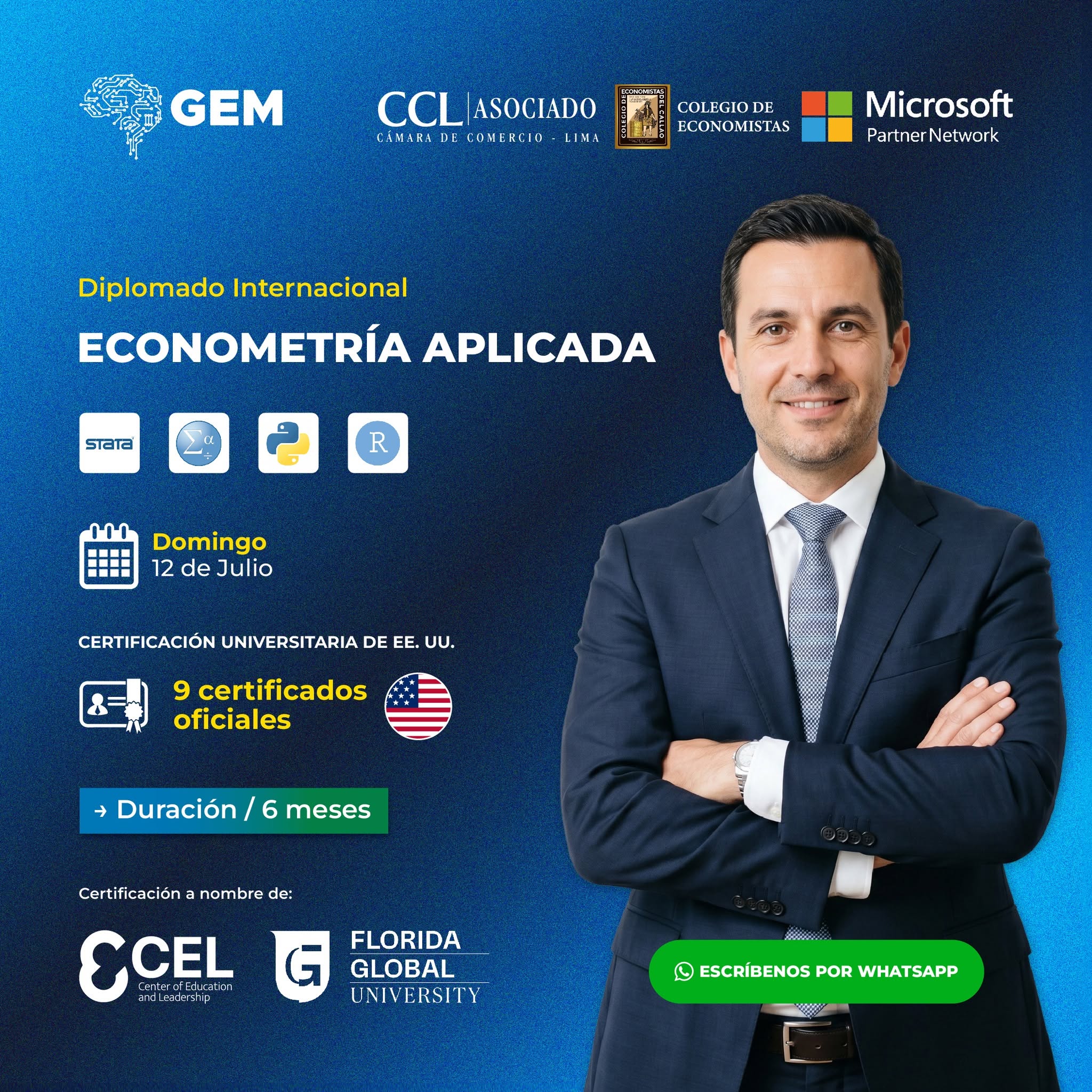 DIPLOMADO INTERNACIONAL EN ECONOMETRÍA APLICADA