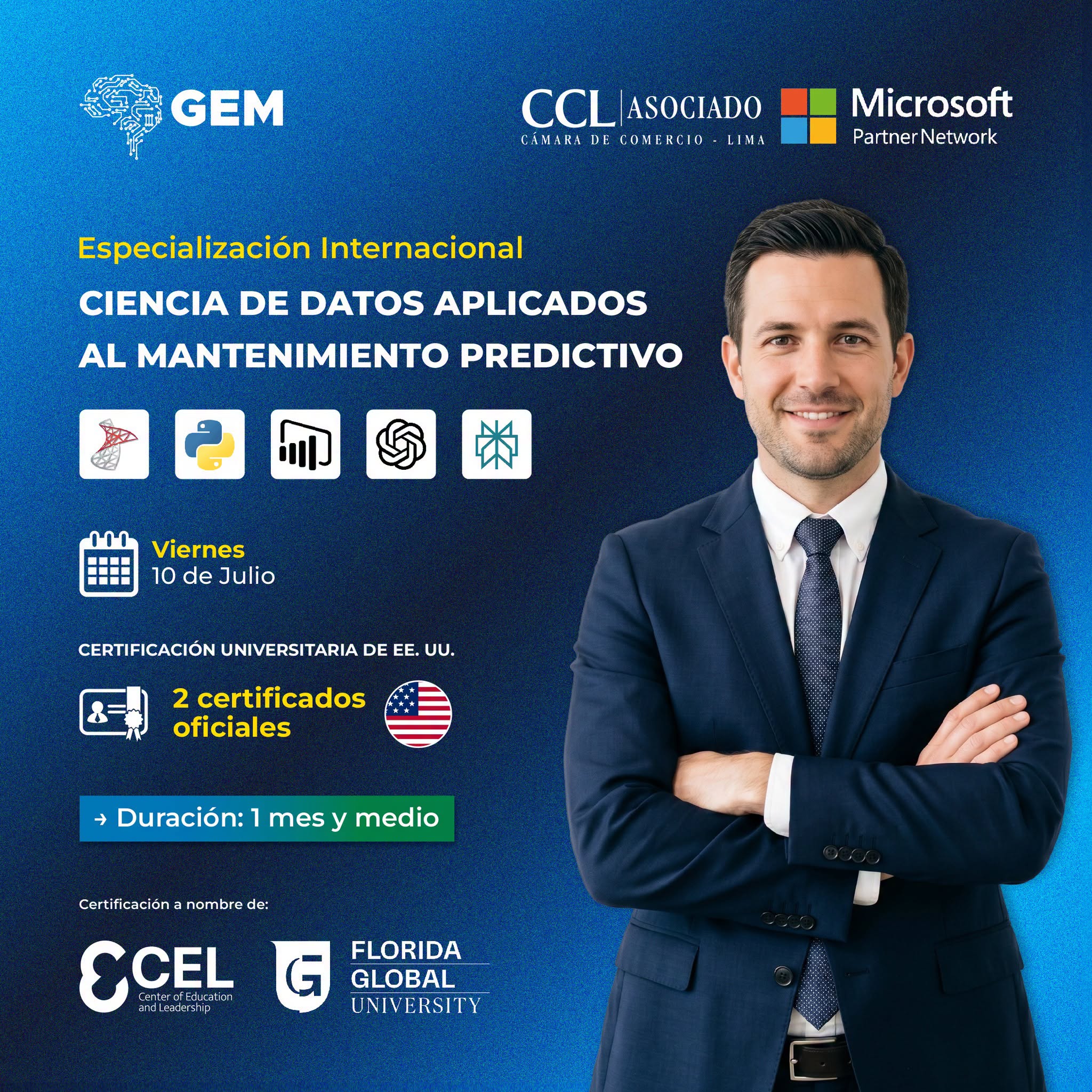 ESPECIALIZACIÓN INTERNACIONAL EN CIENCIA DE DATOS APLICADOS AL MANTENIMIENTO PREDICTIVO