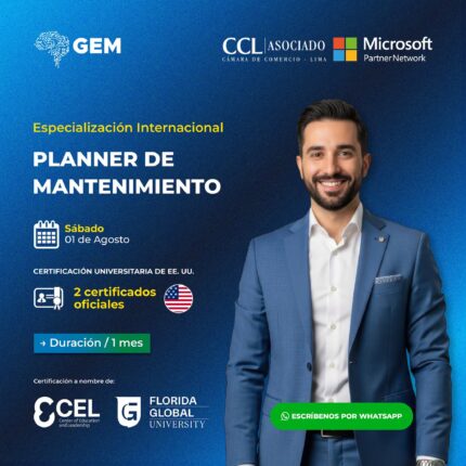 ESPECIALIZACIÓN INTERNACIONAL EN PLANNER DE MANTENIMIENTO
