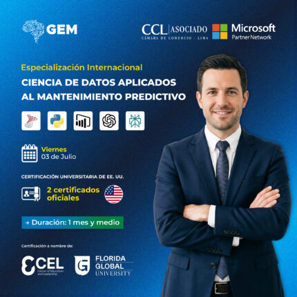 ESPECIALIZACIÓN INTERNACIONAL EN CIENCIA DE DATOS APLICADOS AL MANTENIMIENTO PREDICTIVO