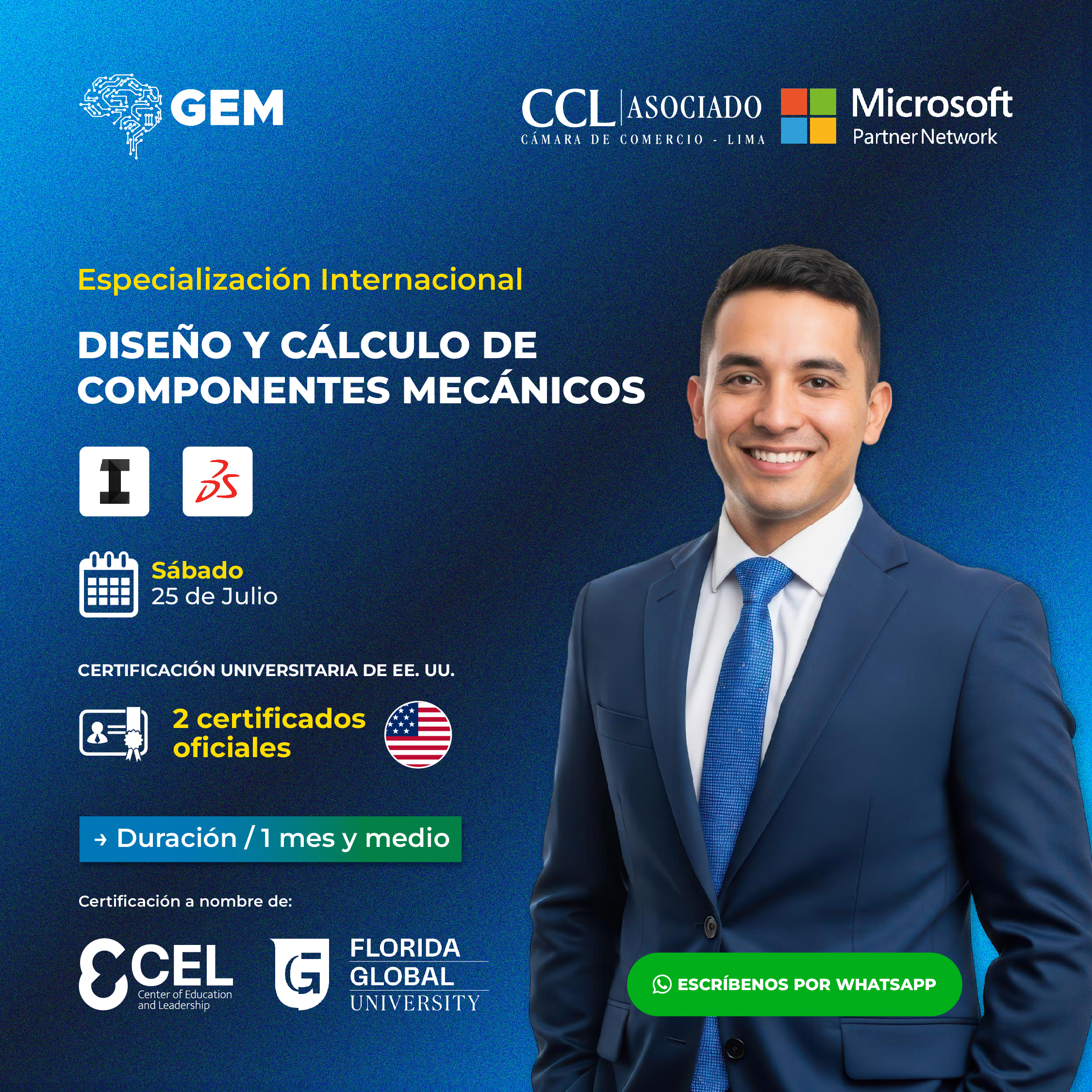 ESPECIALIZACIÓN INTERNACIONAL EN DISEÑO Y CÁLCULO DE COMPONENTES MECÁNICOS