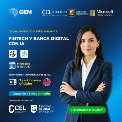 ESPECIALIZACIÓN INTERNACIONAL EN FINTECH Y BANCA DIGITAL CON IA