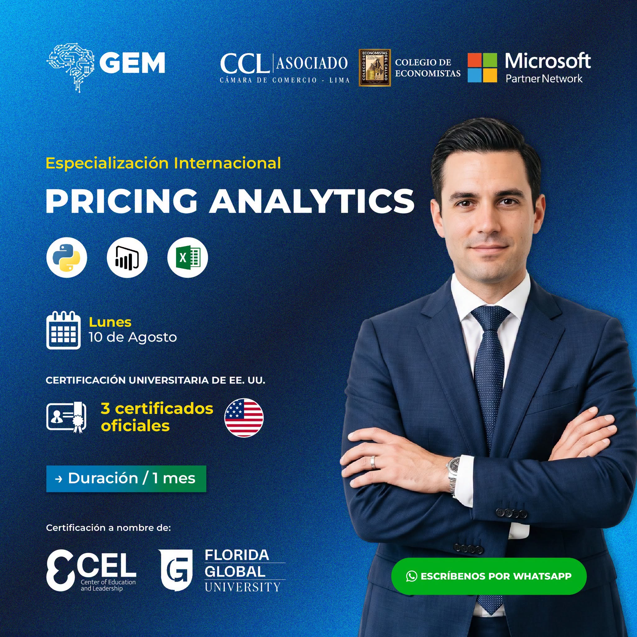 ESPECIALIZACIÓN INTERNACIONAL EN PRICING ANALYTICS