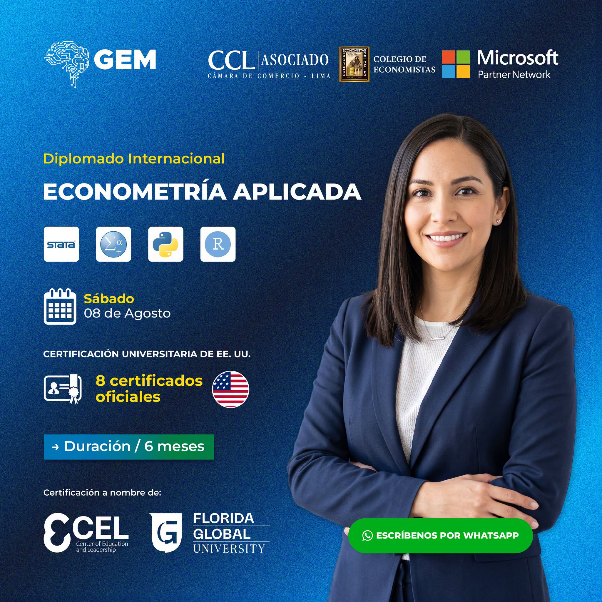 DIPLOMADO INTERNACIONAL EN ECONOMETRÍA APLICADA