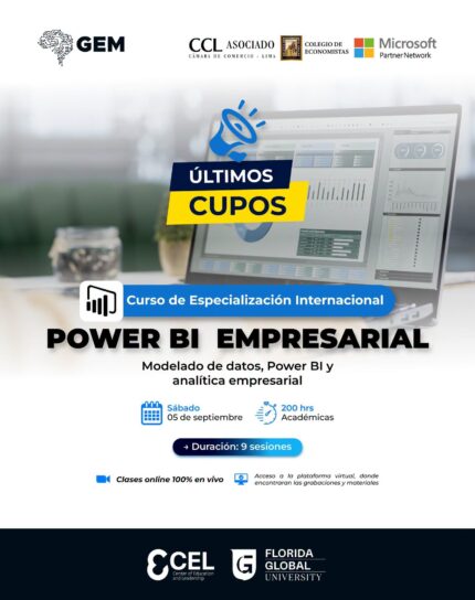 CURSO DE ESPECIALIZACIÓN INTERNACIONAL EN POWER BI EMPRESARIAL
