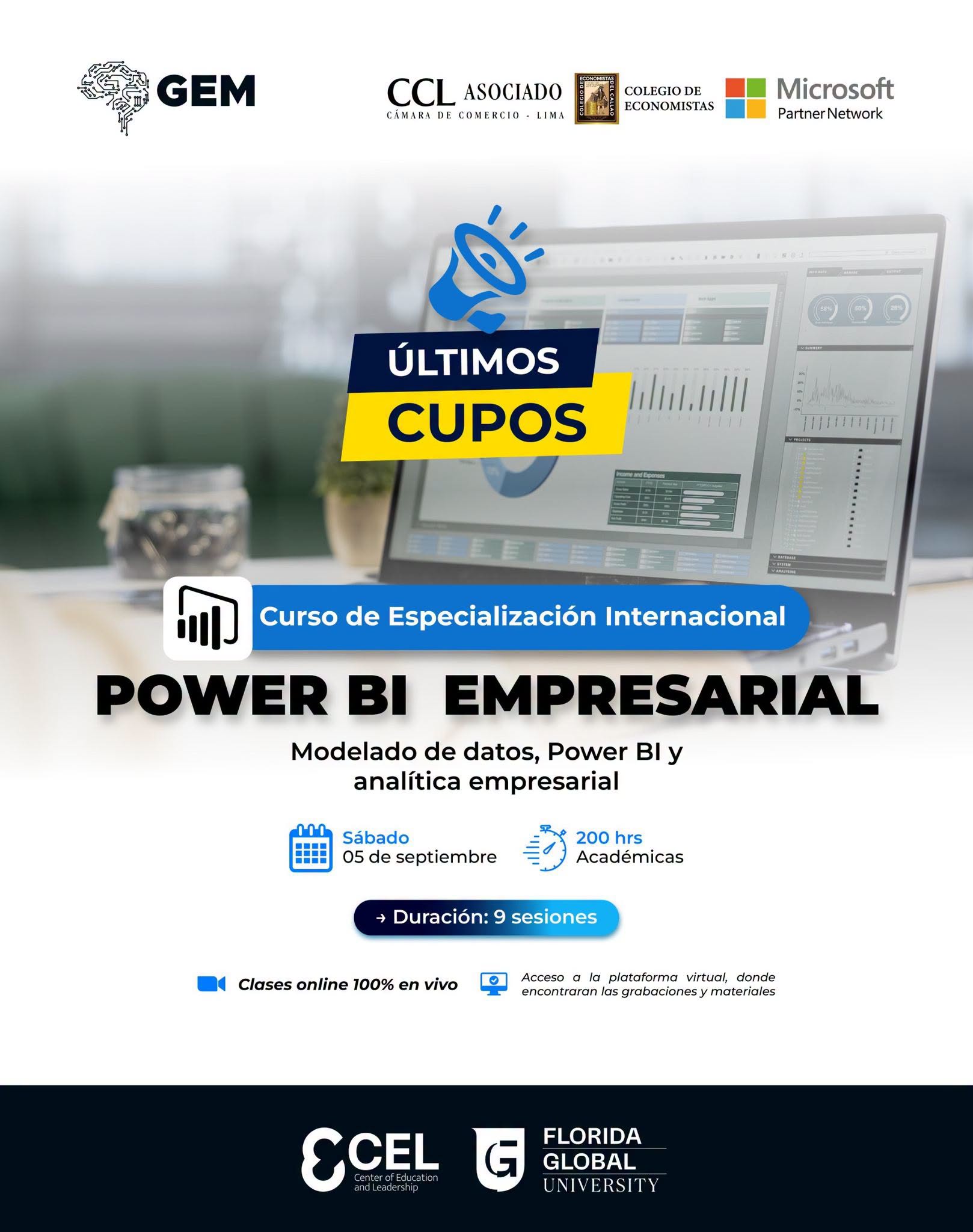 CURSO DE ESPECIALIZACIÓN INTERNACIONAL EN POWER BI EMPRESARIAL