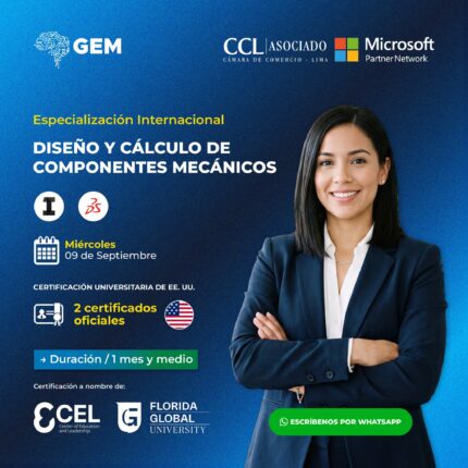 ESPECIALIZACIÓN INTERNACIONAL EN DISEÑO Y CÁLCULO DE COMPONENTES MECÁNICOS
