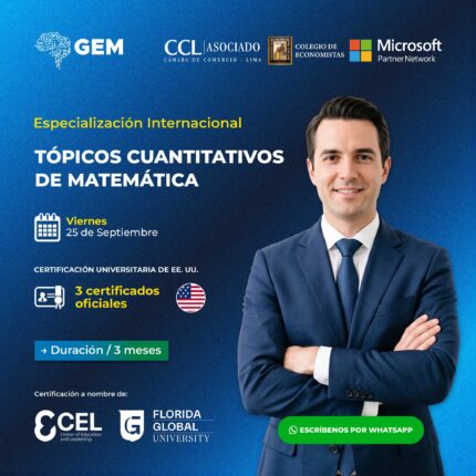 ESPECIALIZACIÓN INTERNACIONAL EN TÓPICOS CUANTITATIVOS DE MATEMÁTICAS