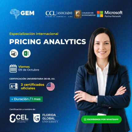 ESPECIALIZACIÓN INTERNACIONAL EN PRICING ANALYTICS