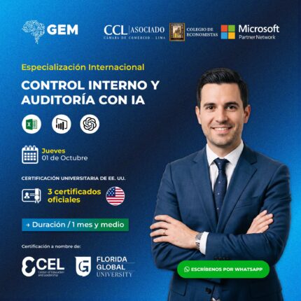 ESPECIALIZACIÓN INTERNACIONAL EN CONTROL INTERNO Y AUDITORÍA CON IA