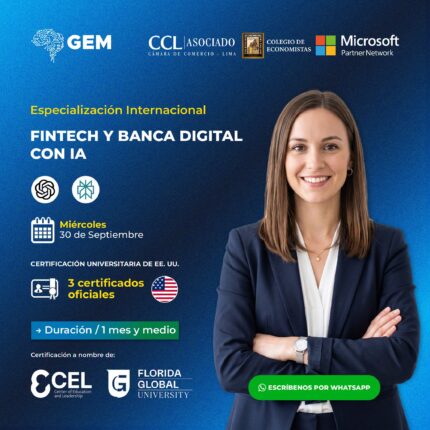 ESPECIALIZACIÓN INTERNACIONAL EN FINTECH Y BANCA DIGITAL CON IA