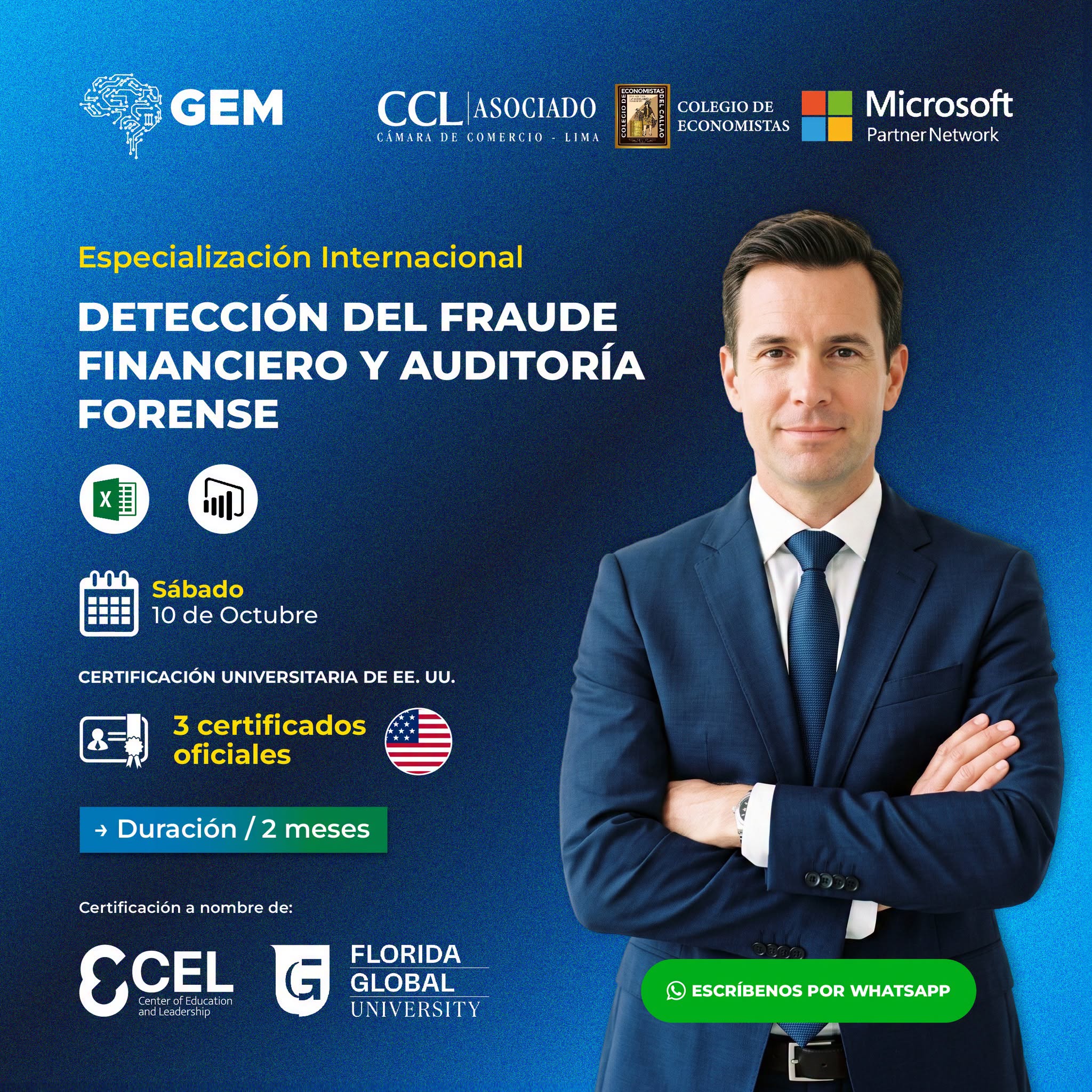 ESPECIALIZACIÓN INTERNACIONAL EN DETECCIÓN DEL FRAUDE FINANCIERO Y AUDITORÍA FORENSE