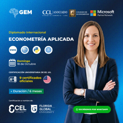 DIPLOMADO INTERNACIONAL EN ECONOMETRÍA APLICADA