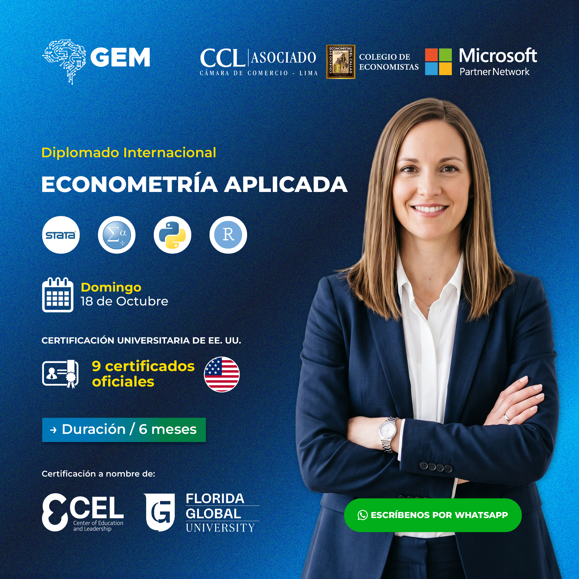 DIPLOMADO INTERNACIONAL EN ECONOMETRÍA APLICADA
