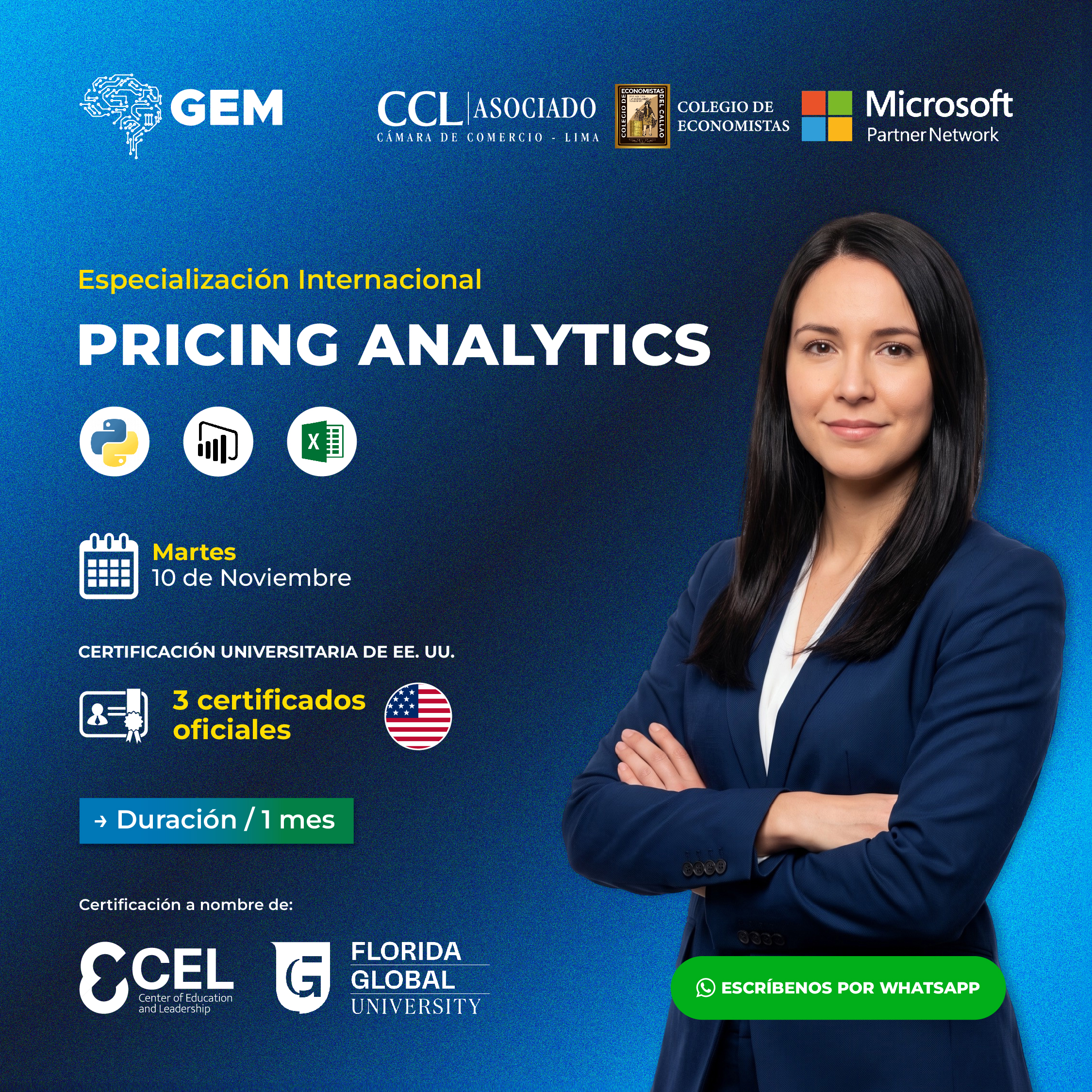 ESPECIALIZACIÓN INTERNACIONAL EN PRICING ANALYTICS